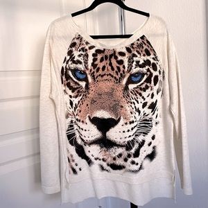 100% Cotton Leopard Sweatshirt